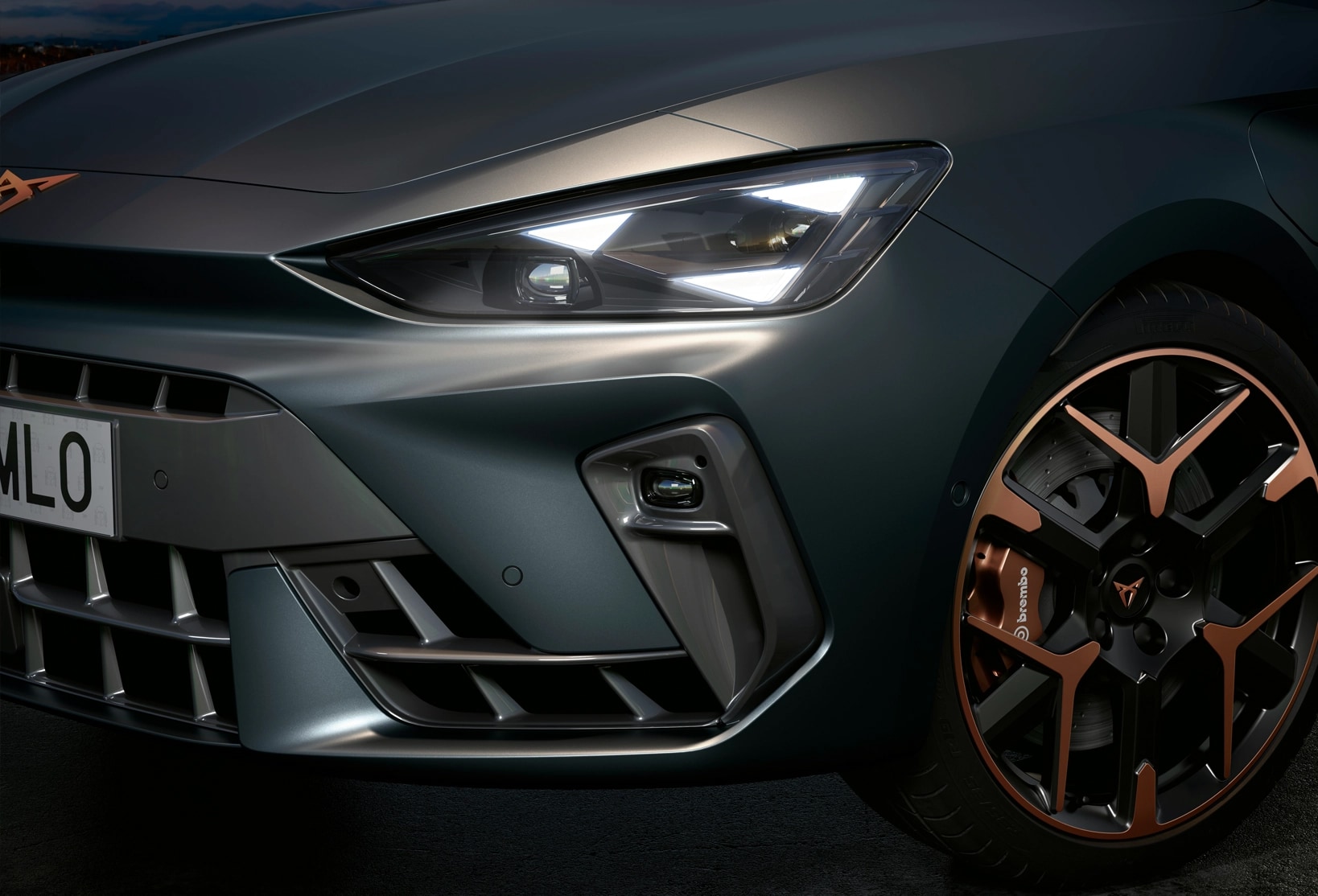 Leon CUPRA LED light